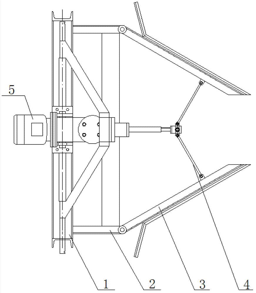 Electric bilateral plow type unloader capable of adjusting unloading amount