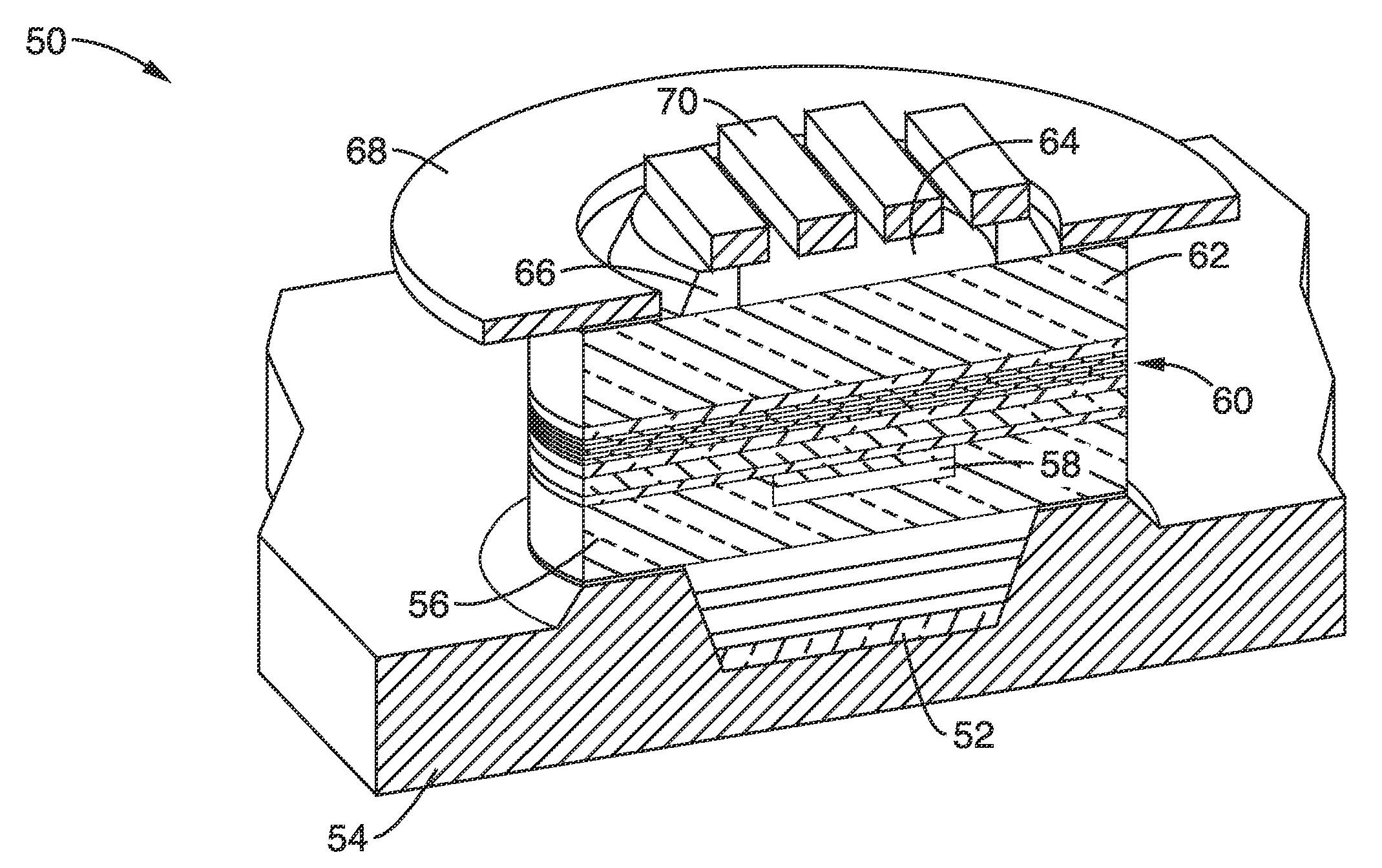 Monolithically integrated multi-wavelength high-contrast grating vcsel array