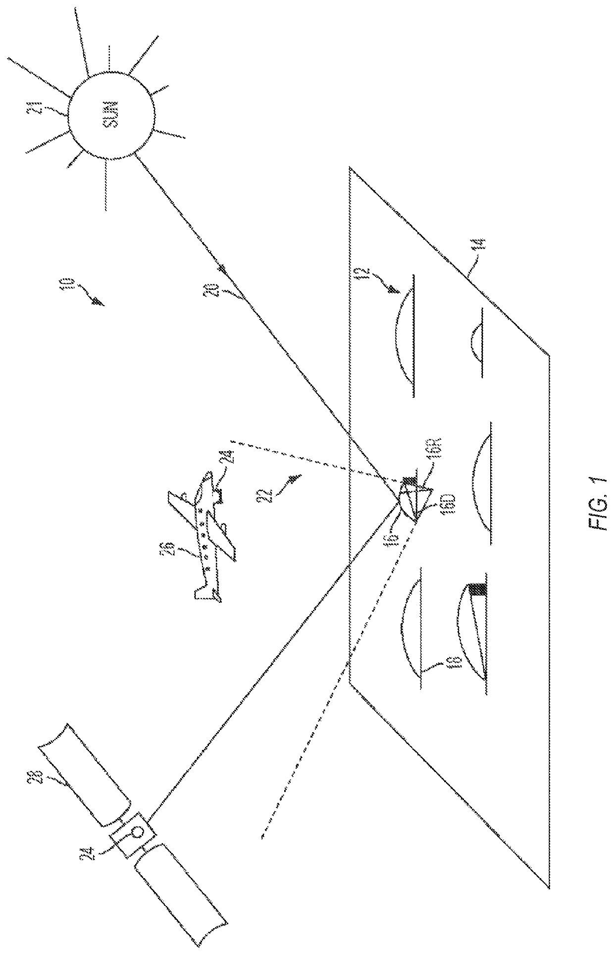 Spatial radiometric correction of an optical system having a color filter mosaic