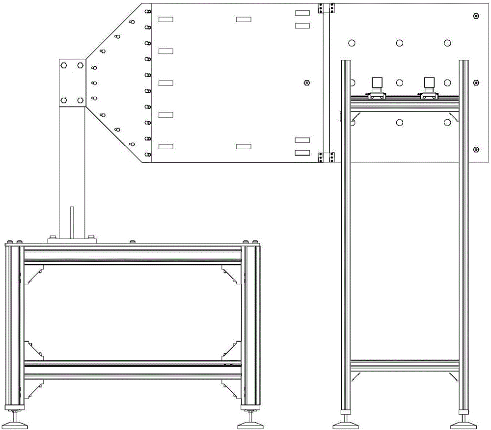 Bending and torsional vibration detection control apparatus and method based on flexible articulated slab