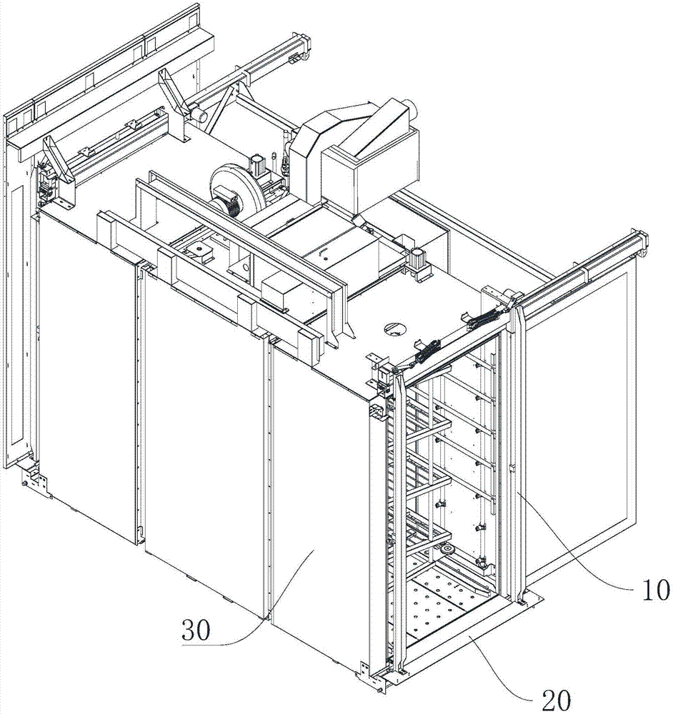 Novel cabinet door for medical cleaning machine