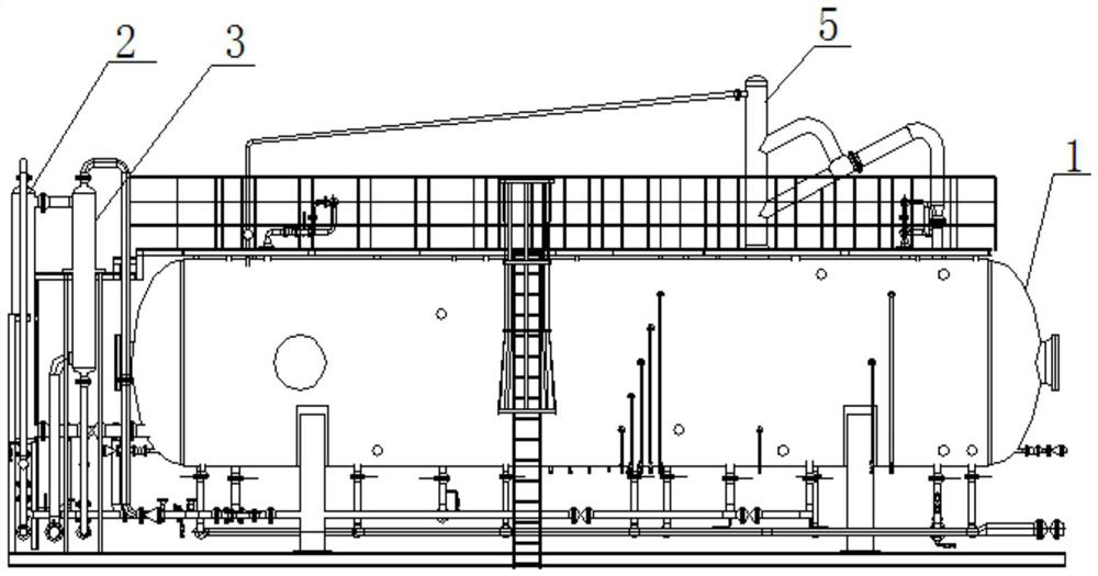 A device and method for oil-water demulsification separation of heavy oil