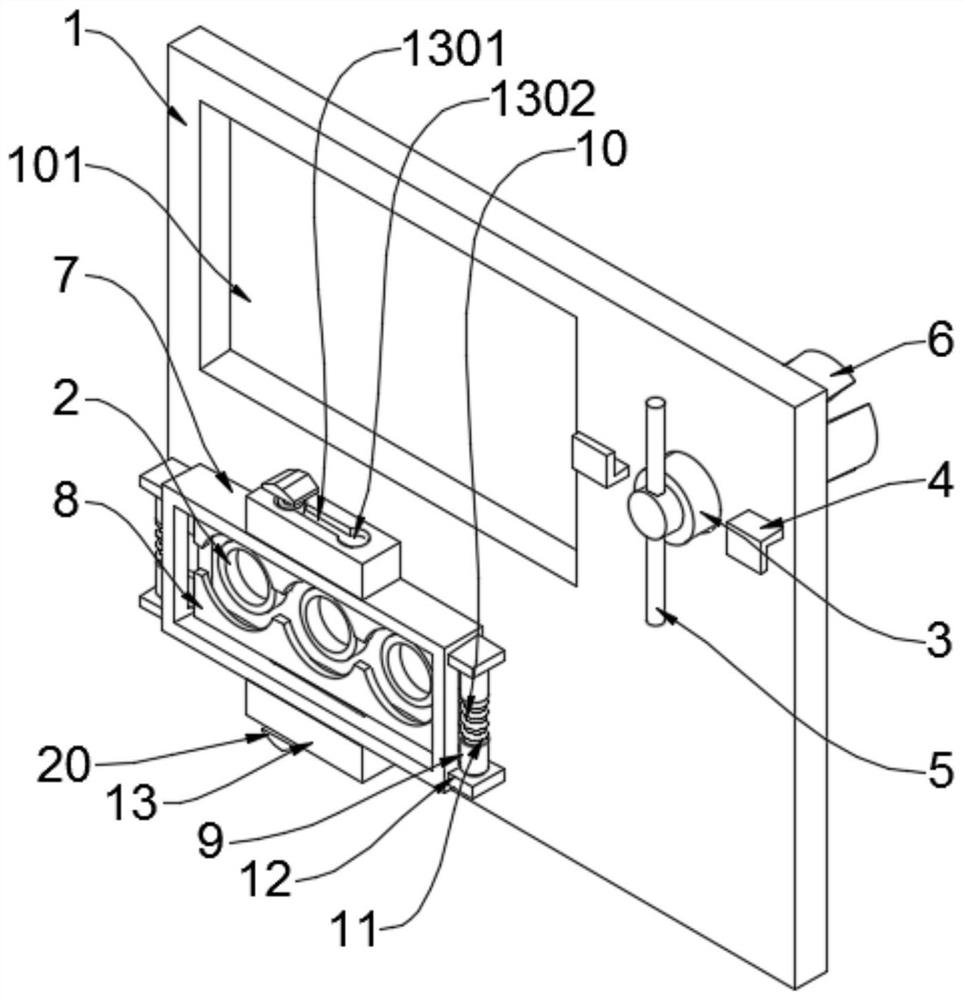 Crankshaft test-based engine cold test sensor docking device