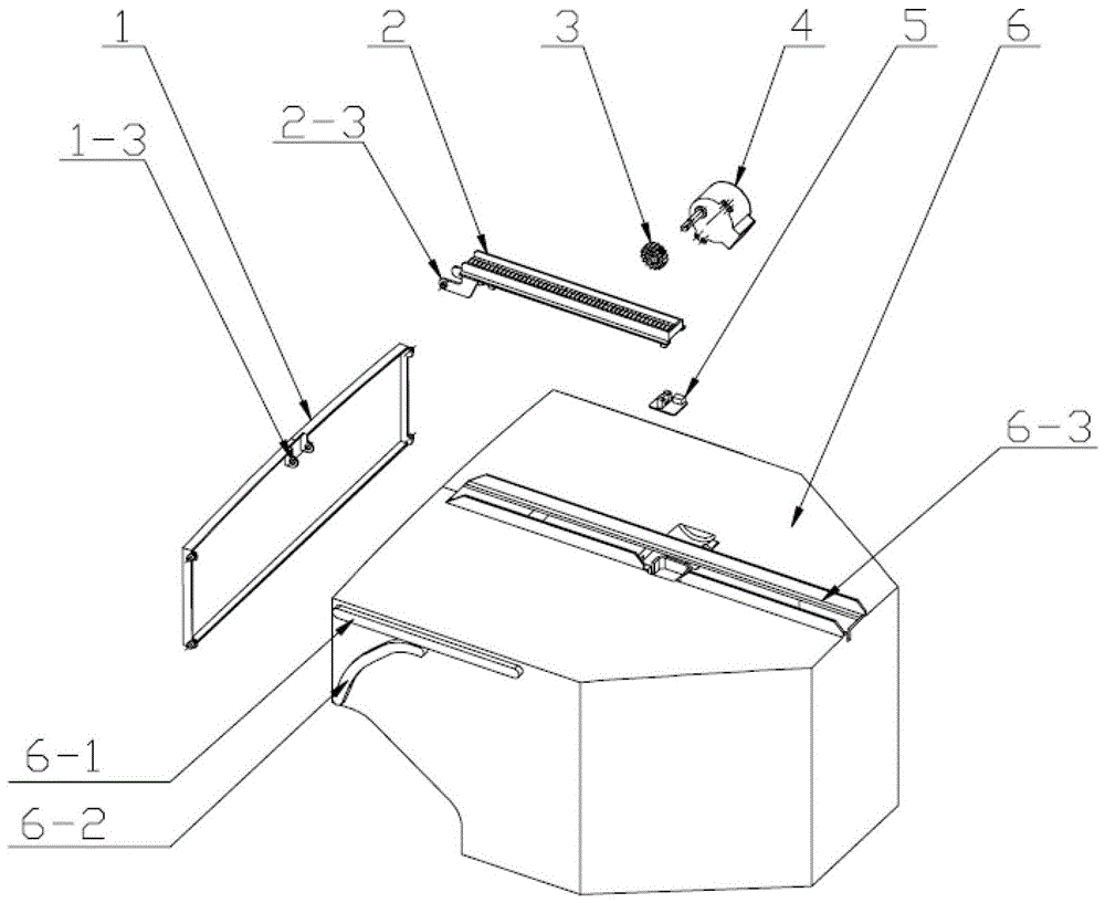 An automatic door on the air outlet of an air conditioner