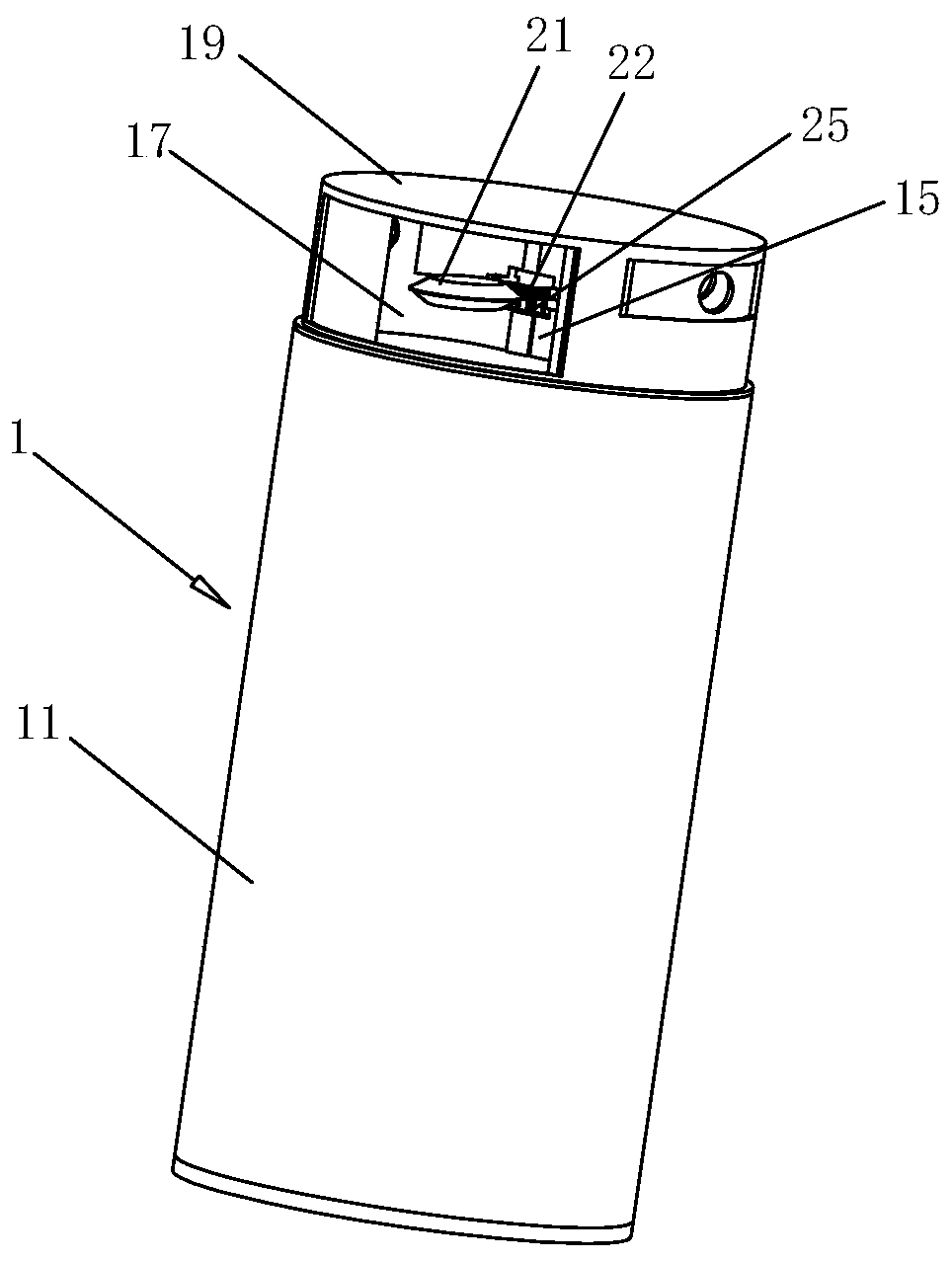 Oscillating floater type wave energy collection and friction power generation device