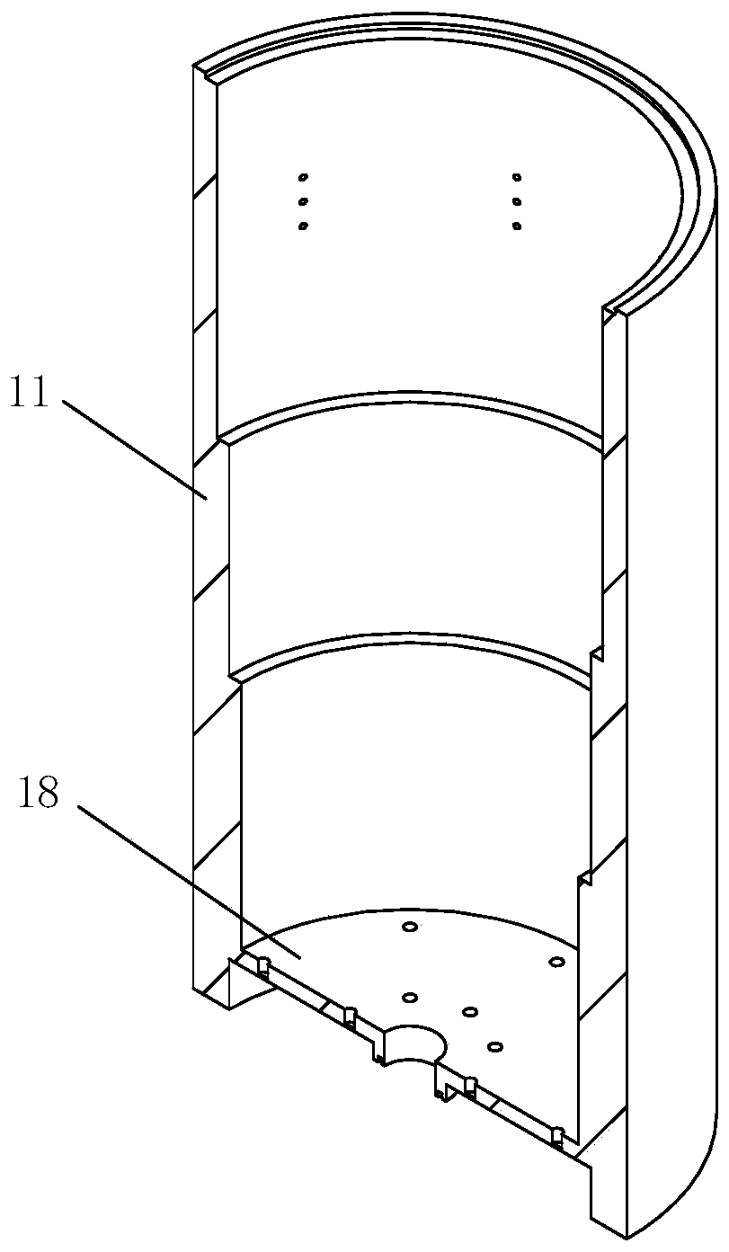 Oscillating floater type wave energy collection and friction power generation device