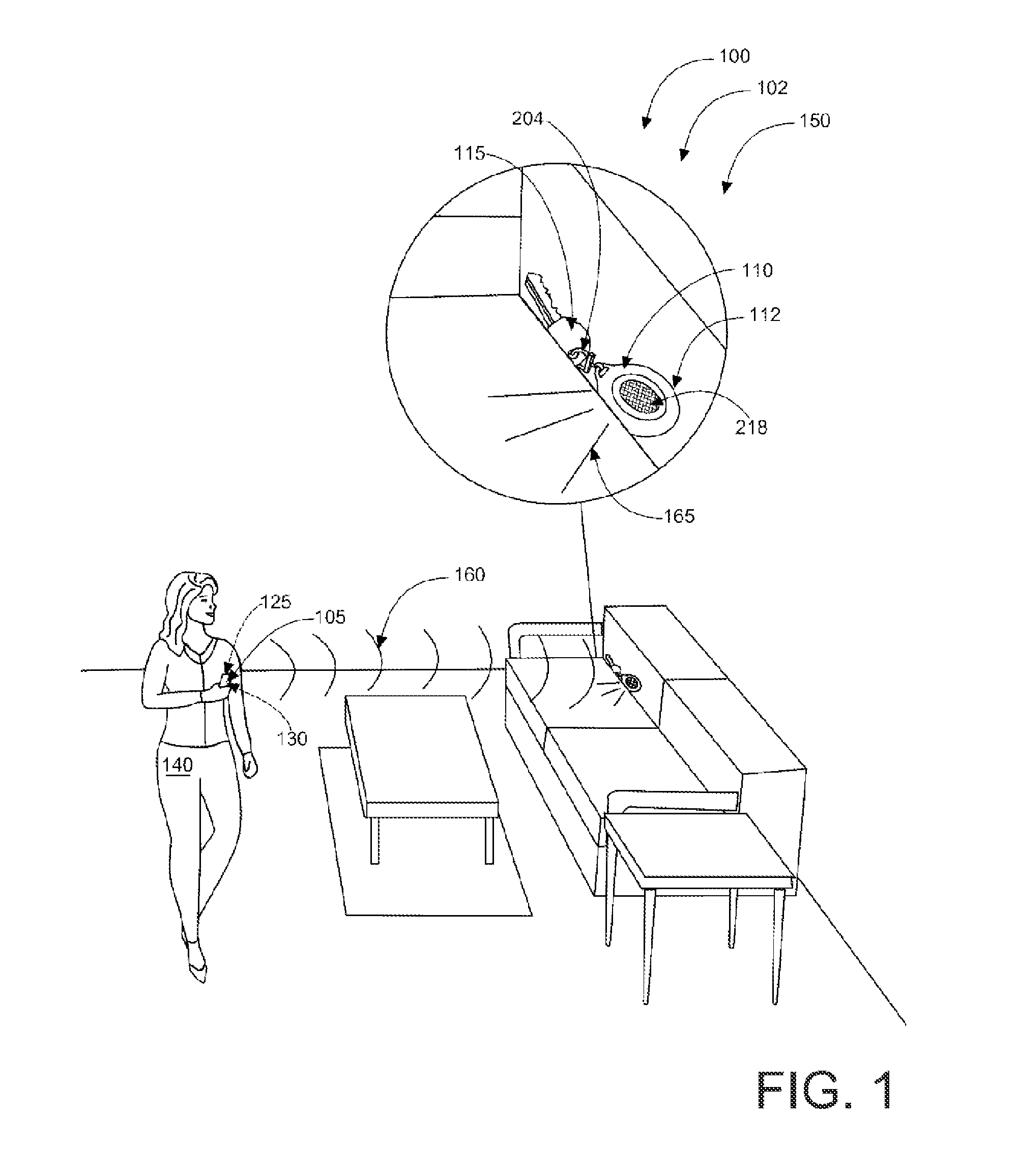 Key tracker and method for tracking systems