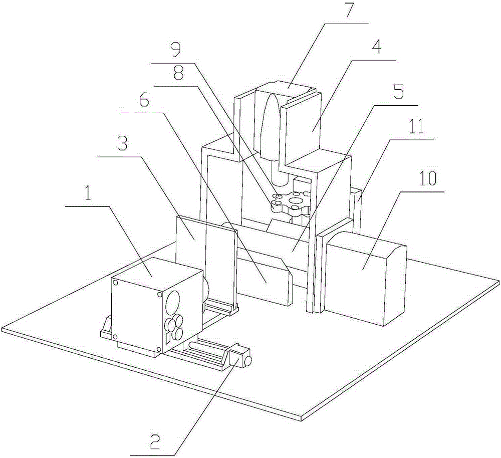 A small animal multispectral fluorescence tomography system excited by narrow-beam x-rays