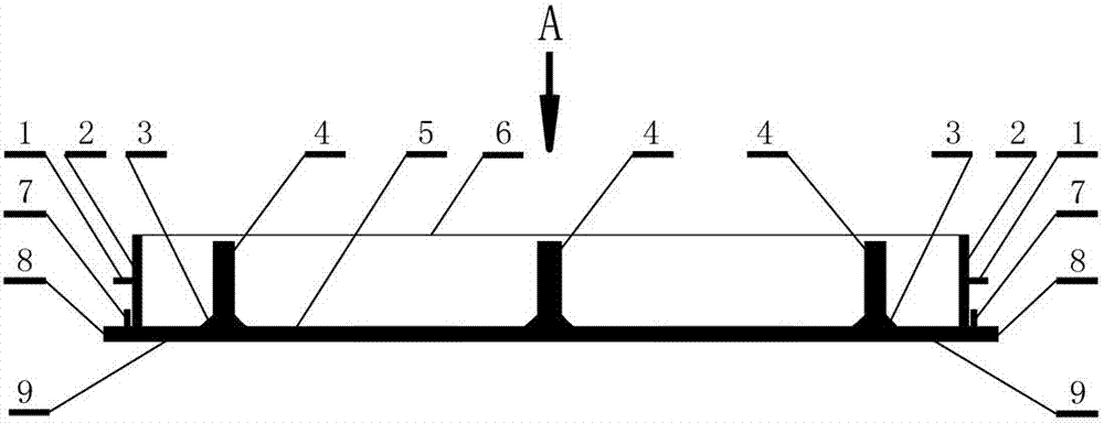 Application method of die for producing environment-friendly antiflaming acoustic board