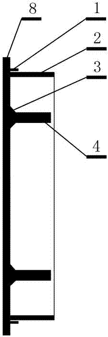 Application method of die for producing environment-friendly antiflaming acoustic board