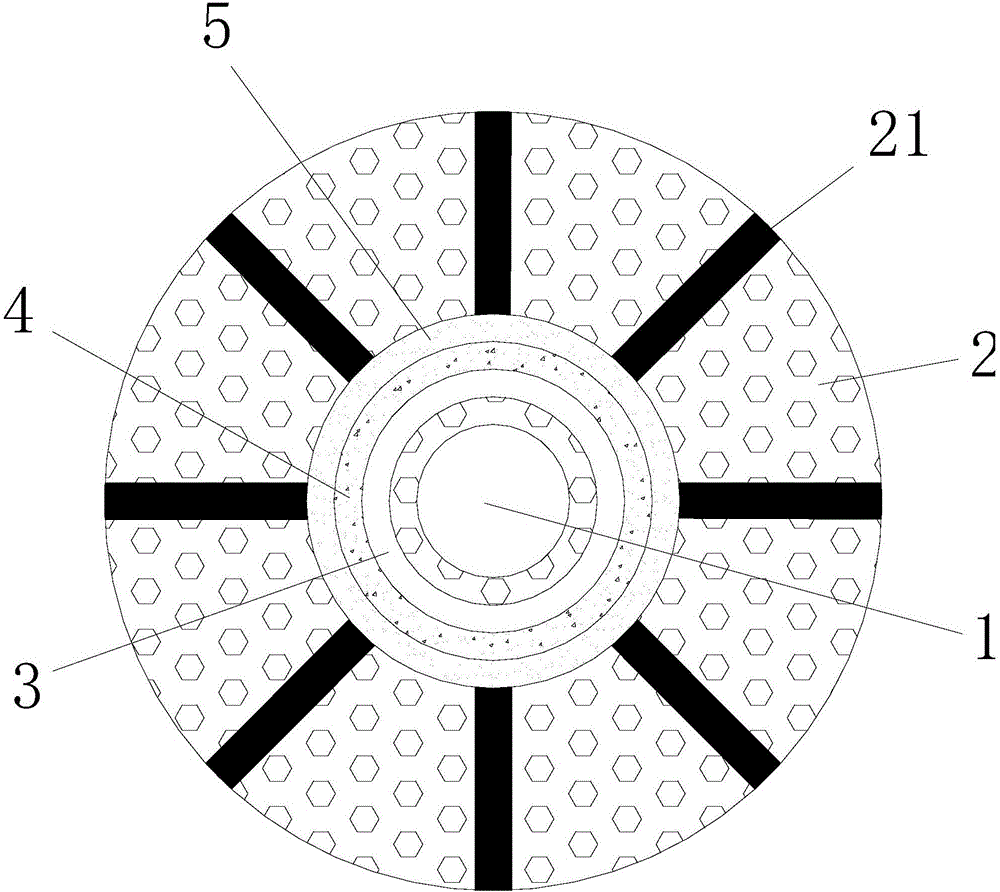 Lime karst leachate regulation system