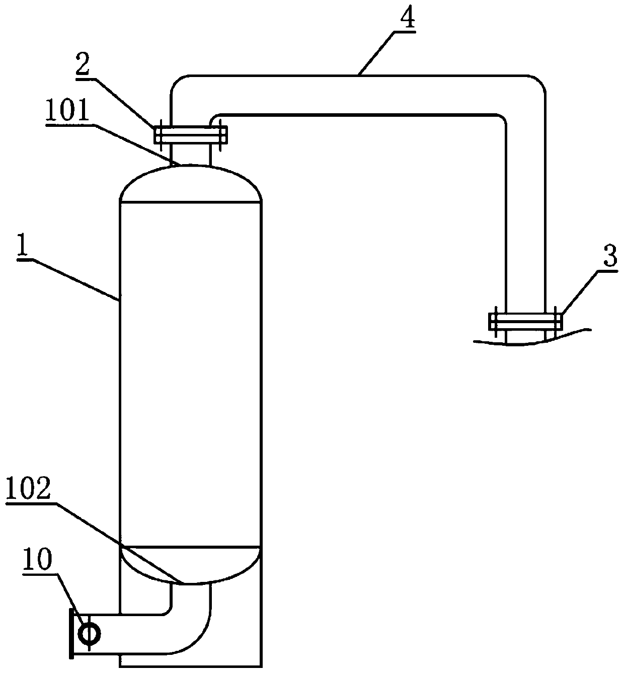 Replacement method of molecular sieve and alumina in vertical double-bed radial flow purifier