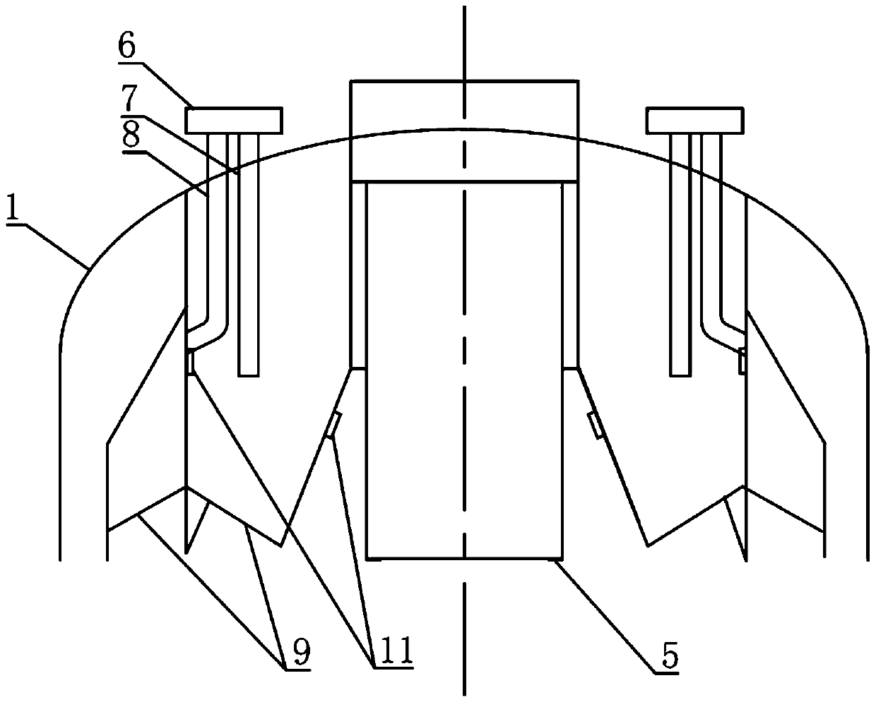 Replacement method of molecular sieve and alumina in vertical double-bed radial flow purifier