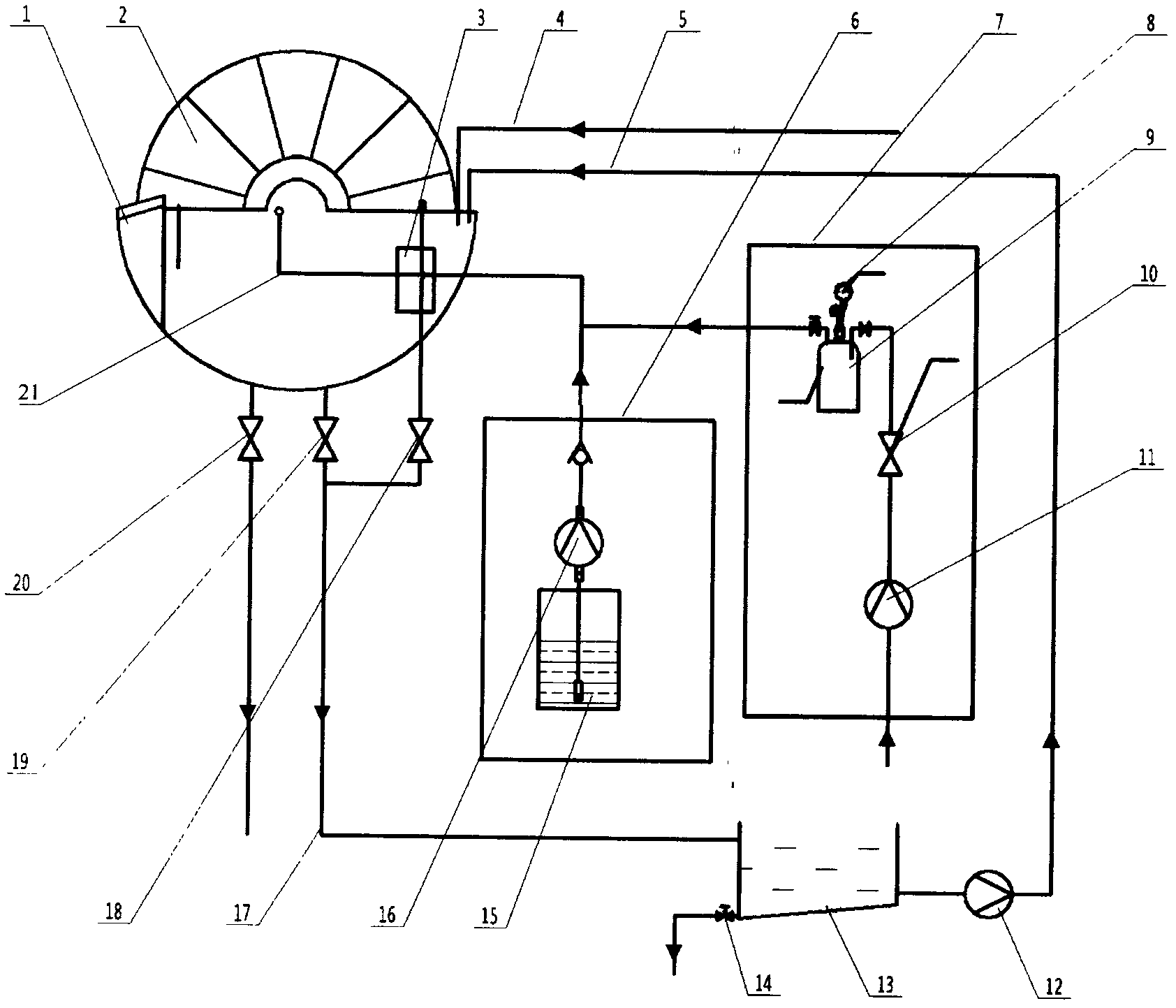 Method and device for cleaning ceramic filter