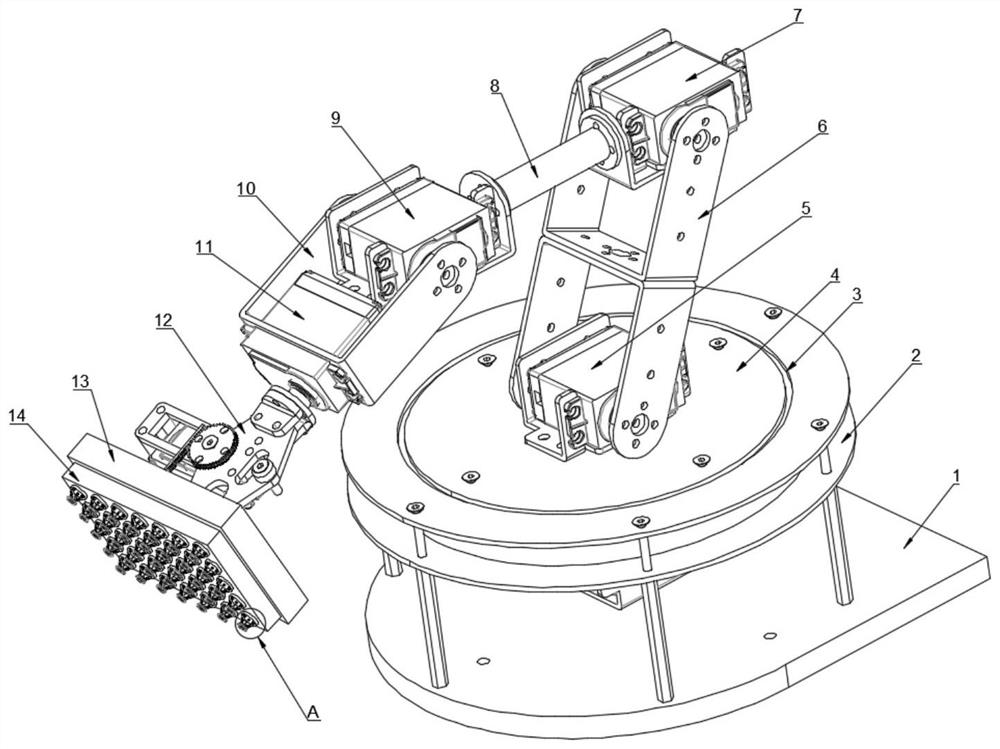 Electrical impedance lung function imaging mechanical arm