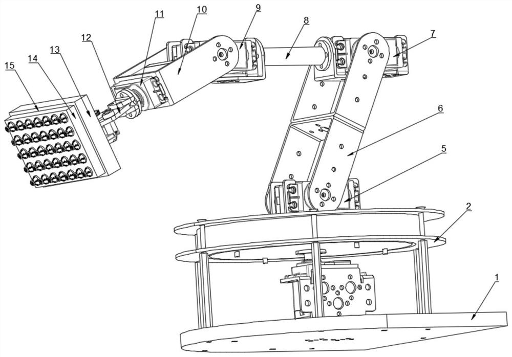 Electrical impedance lung function imaging mechanical arm