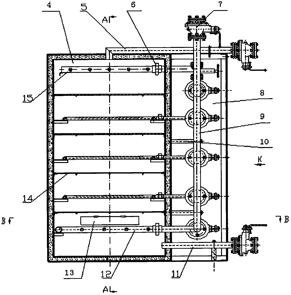 Surface treatment protective wax removing cabinet