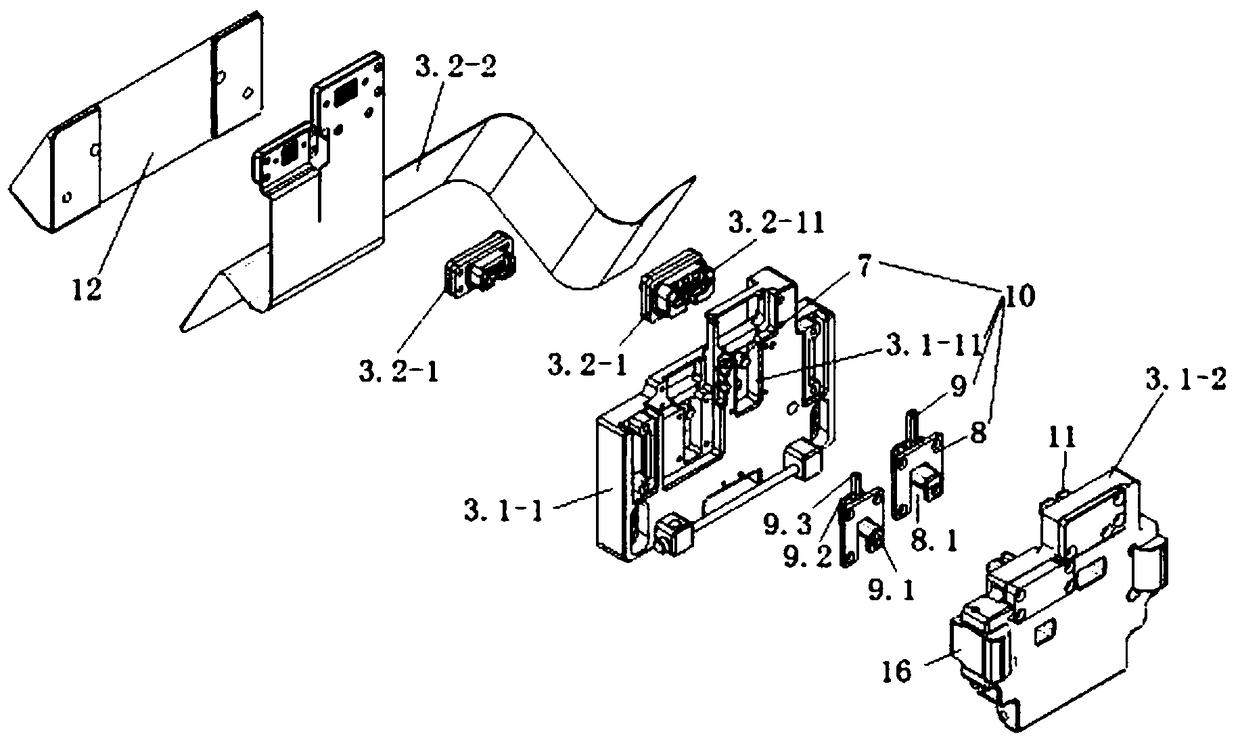 POGO conduction device for crimping carrier