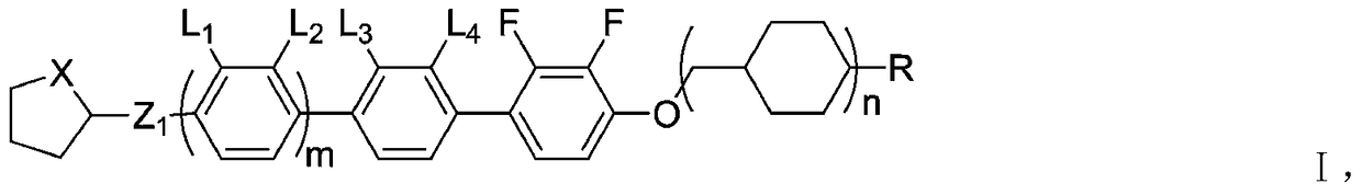 Liquid crystal compound with negative dielectric anisotropy and its synthesis method and application