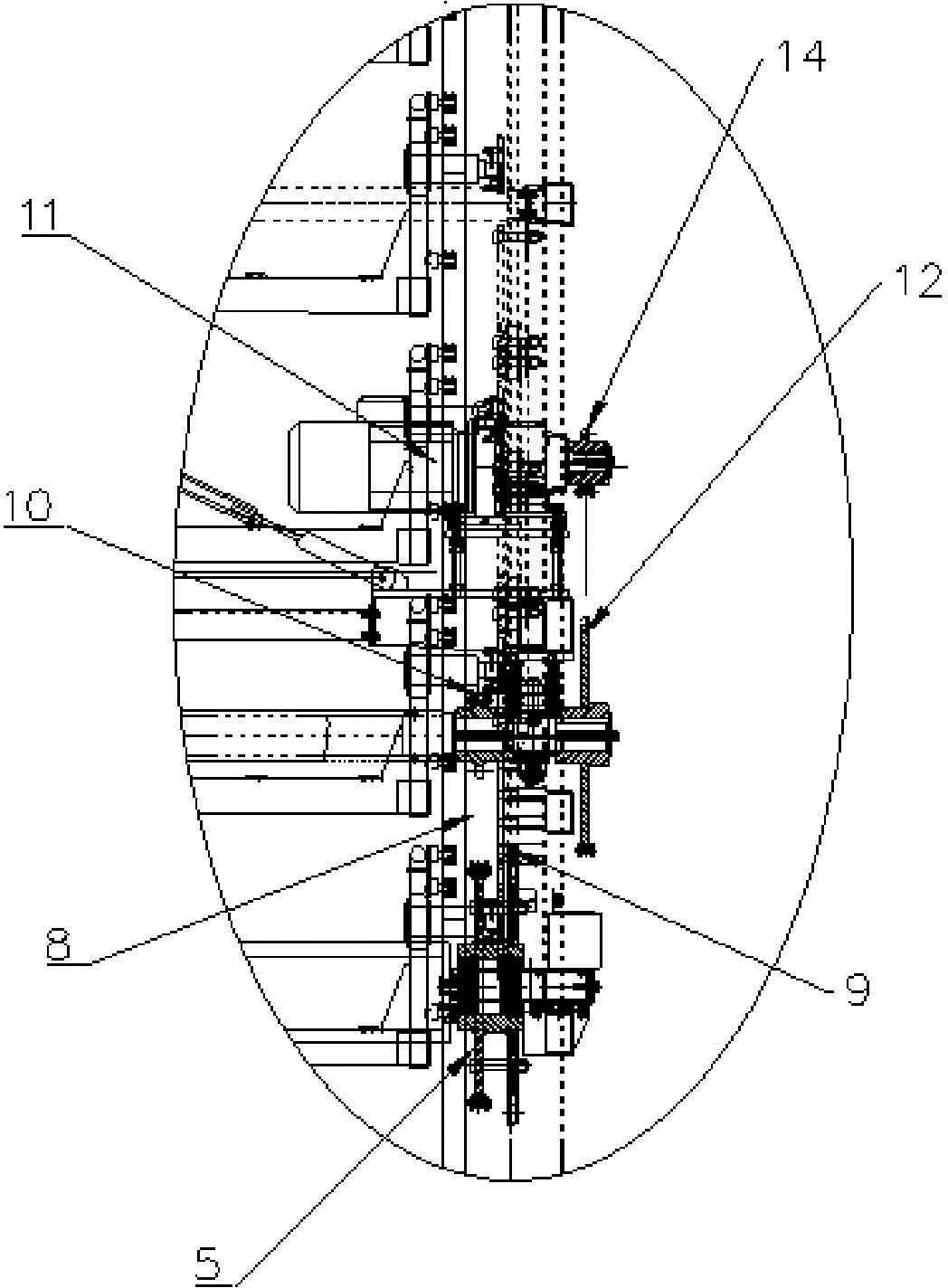 Stereoscopic perpendicular circulating warehouse