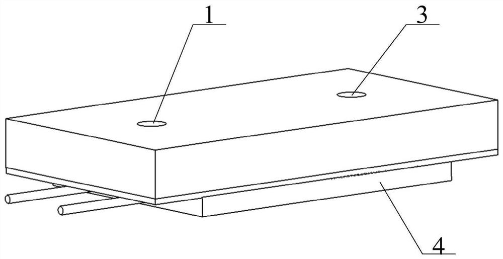 A thermal bubble-driven micropump for fixed-point growth of bubbles and its preparation method