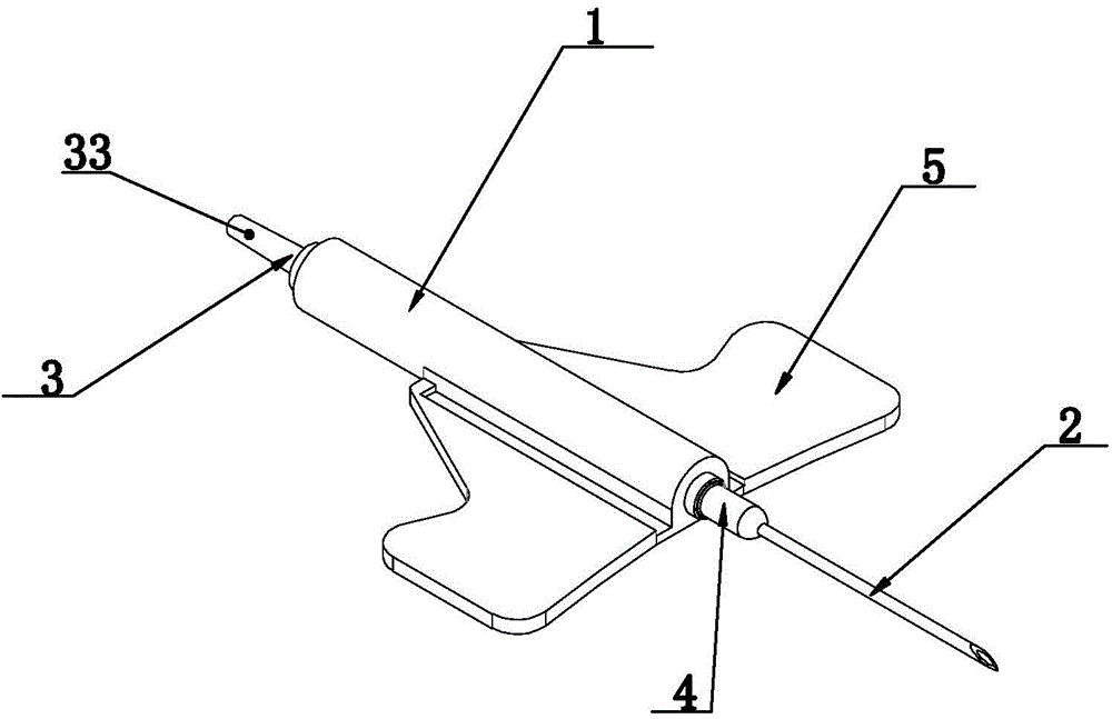 Safety self-destructive intravenous infusion needle