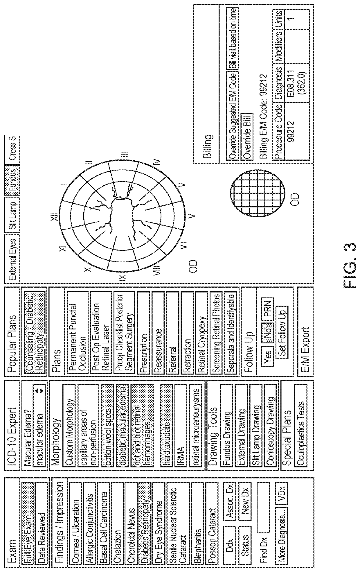 Method and system to automate the designation of the international classification of disease codes for a patient