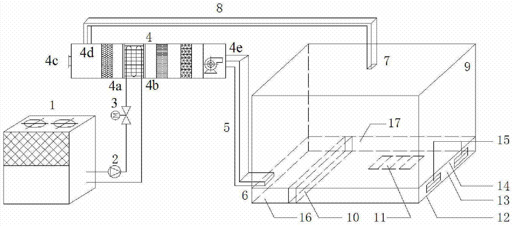 Air source phase-change energy-storing floor air supply air-conditioning system and energy-storing and energy-releasing method thereof