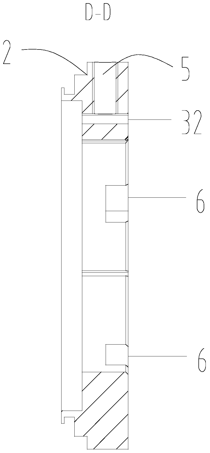 Adjusting device for upper knife holder and upper circular knife of upper knife shaft of splitting machine, and preparation method