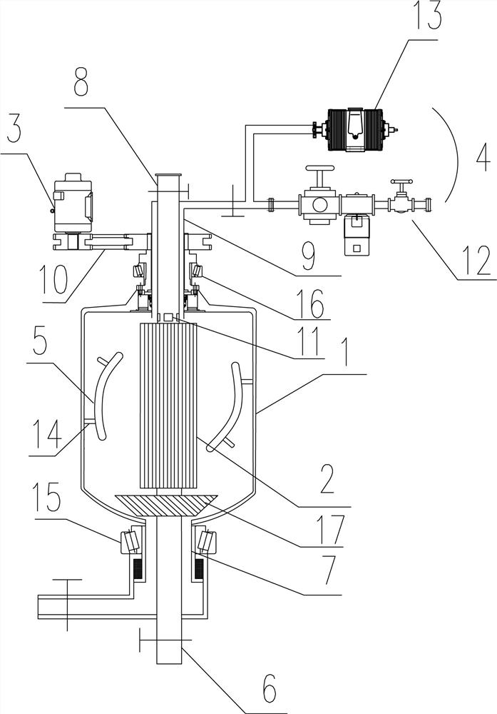 Ultrafiltration device for enzyme preparation