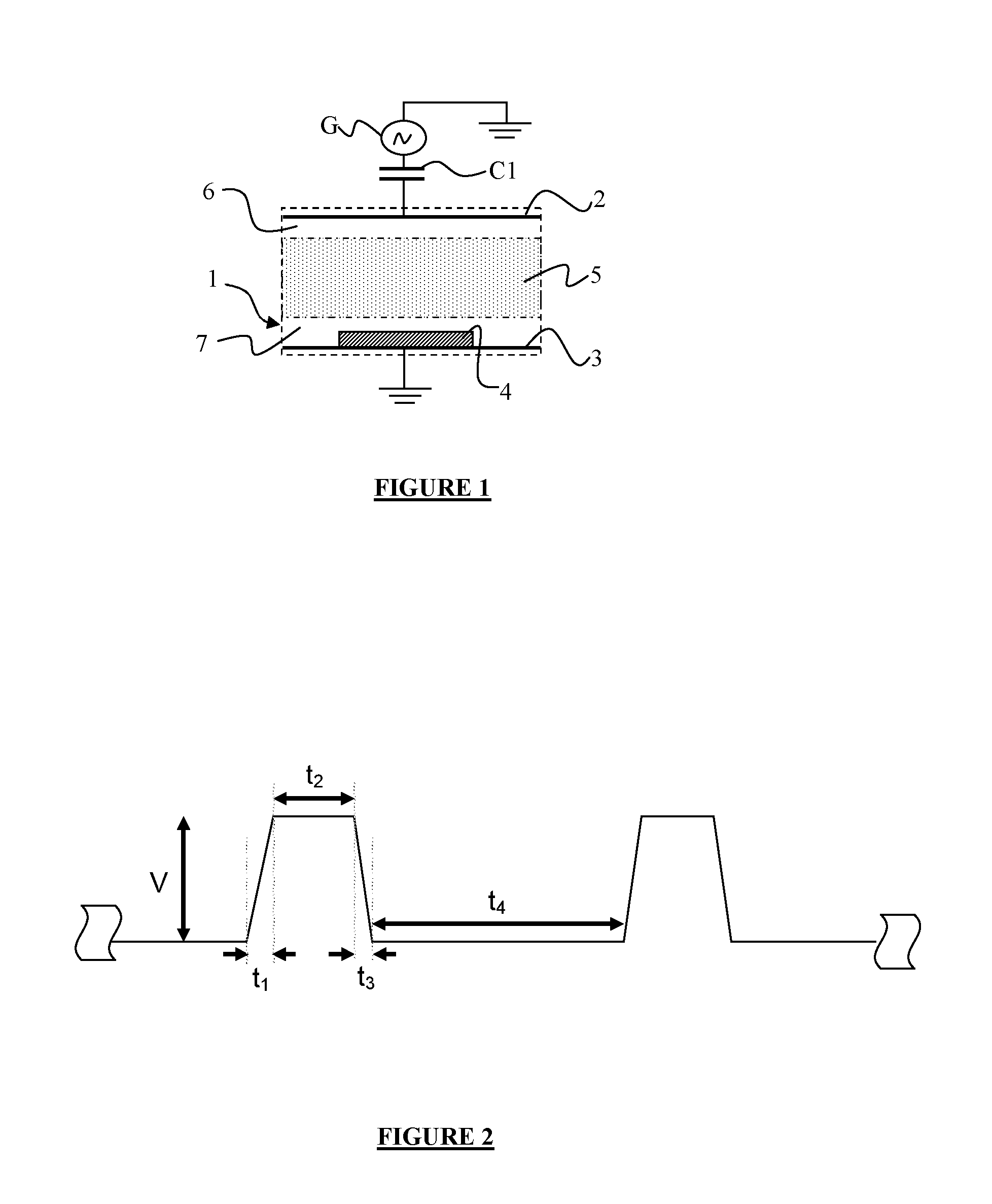 Plasma processing in a capacitively-coupled reactor with trapezoidal-waveform excitation