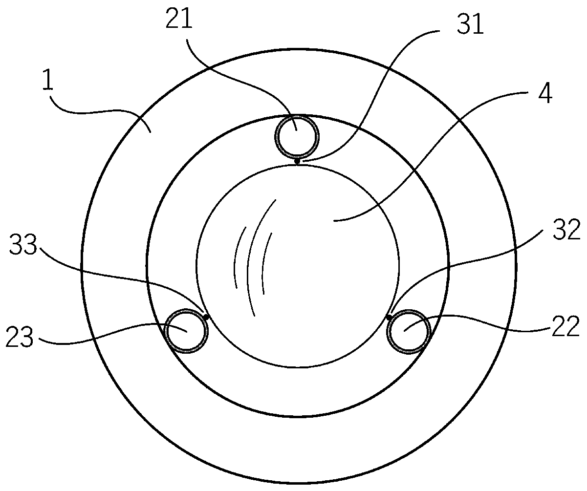 Multi-channel all-fiber microsphere resonant cavity based on space division multiplexing and manufacturing method of multi-channel all-fiber microsphere resonant cavity