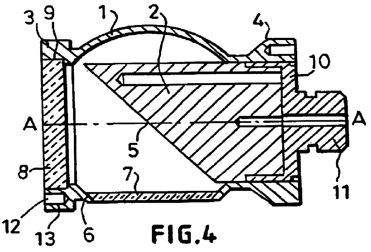 Rotary mirror assembly having spherical housing