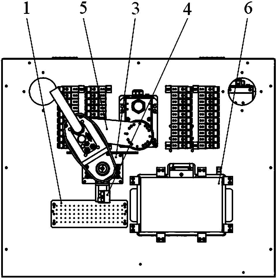 A ball grid array structure chip blanking equipment