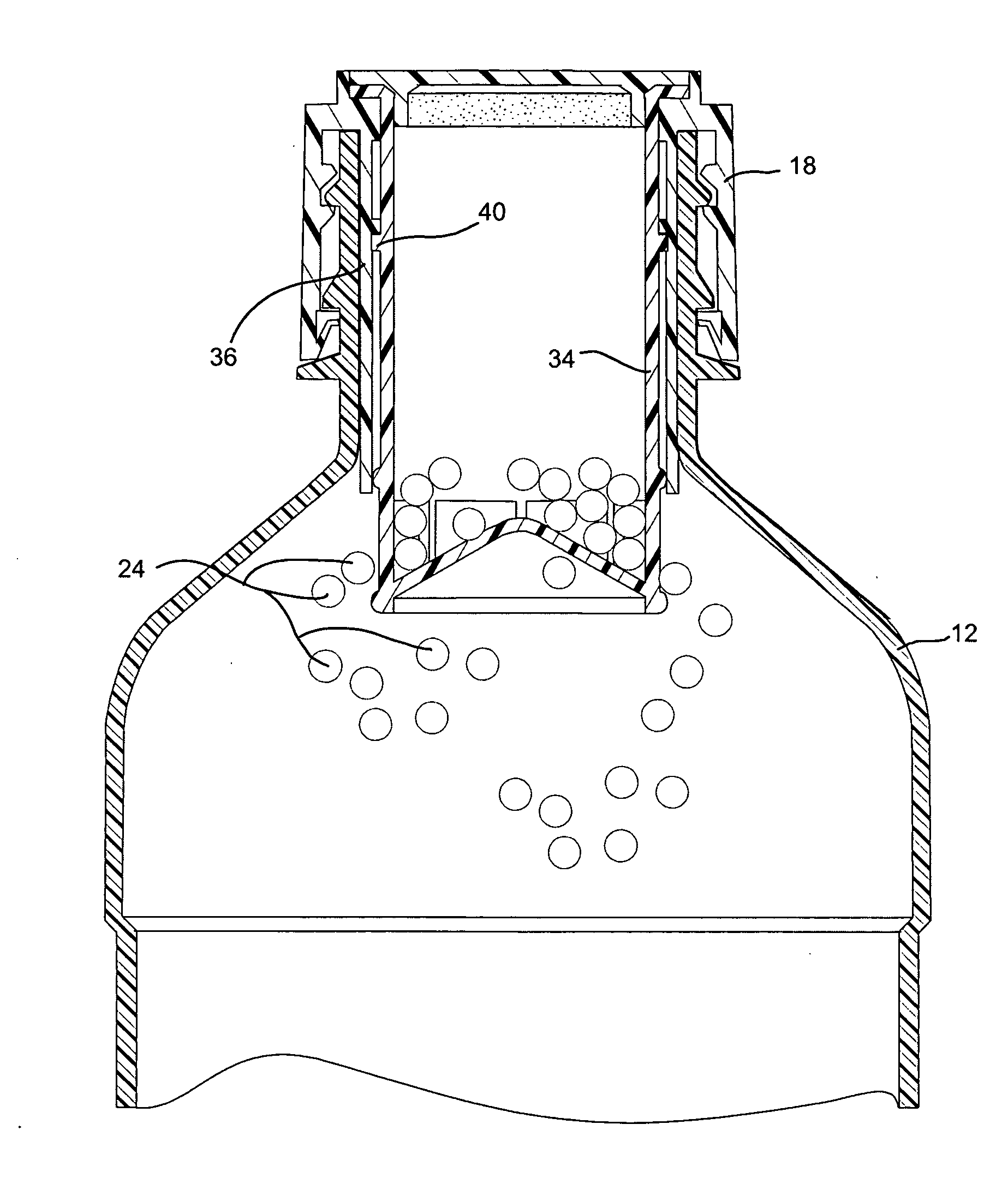 Multi-chamber container and cap therefor