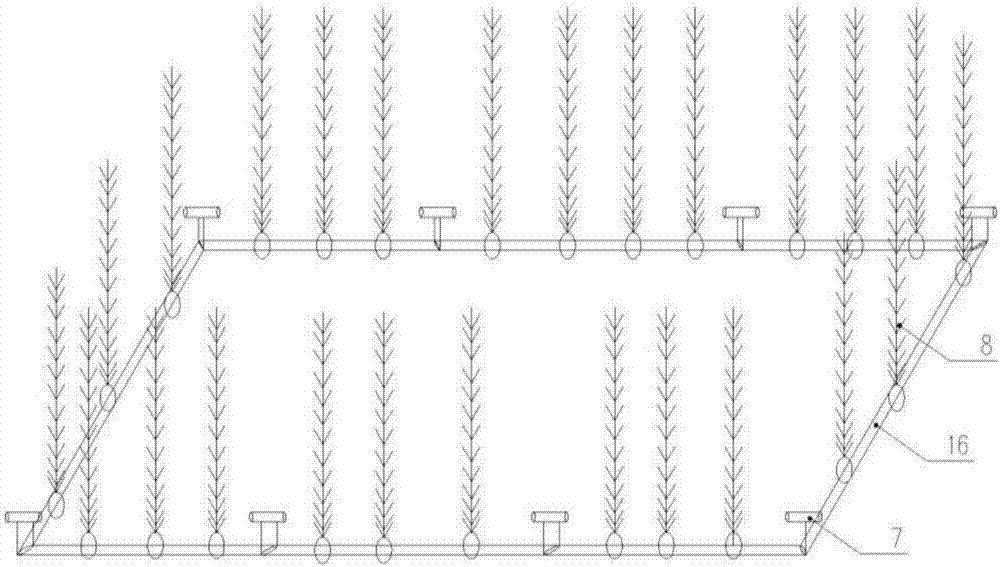 River treatment system based on micro-nano oxygenation-aeration and biological purification effect