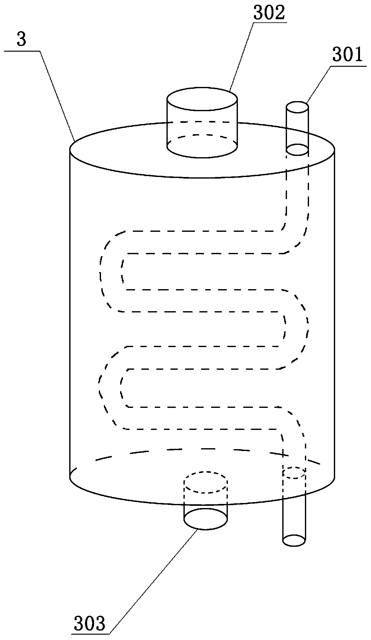 Soup containing coix seeds, Chinese wolfberries and black beans and preparation device and preparation method thereof