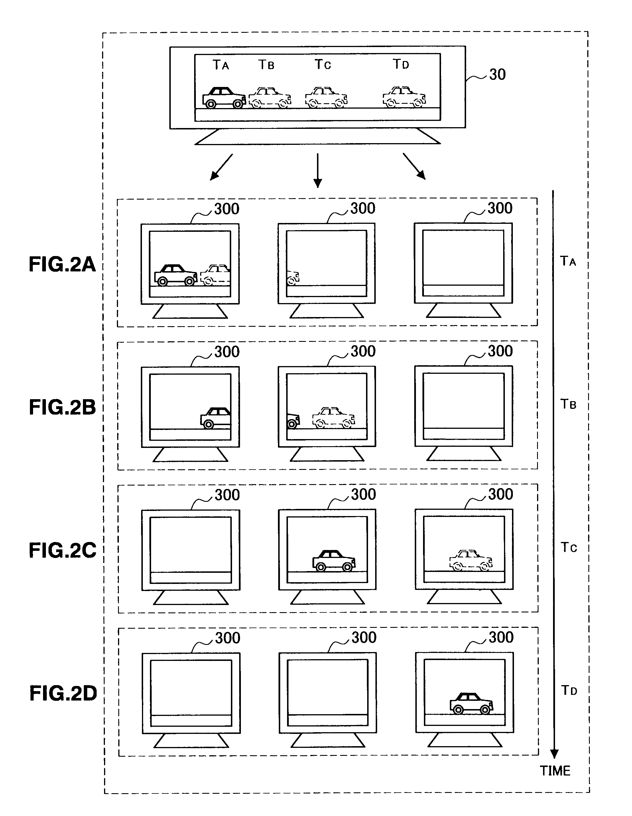 Multi-screen synchronized playback system, display control terminal, multi-screen synchronized playback method, and program