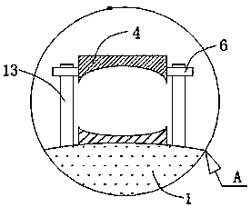 Anti-shaking rotating wine bottle placing rack