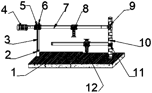 Power device mounting and fixing device convenient to mount and demount