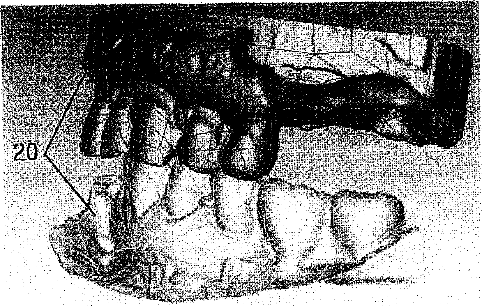 Method for manufacturing the one body abutment of an implant