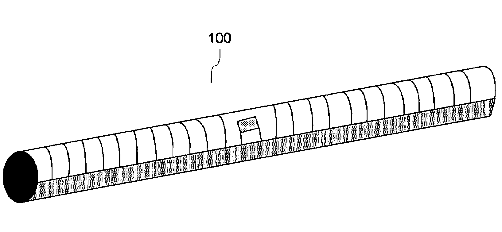 Coiled RFID tag