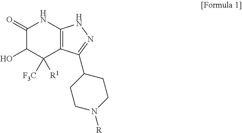 5-hydroxy-4-(trifluoromethyl)pyrazolopyridine derivative