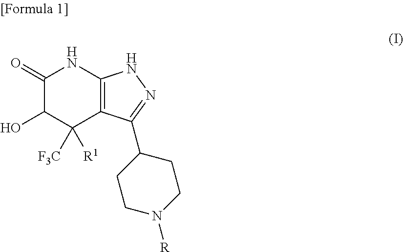 5-hydroxy-4-(trifluoromethyl)pyrazolopyridine derivative