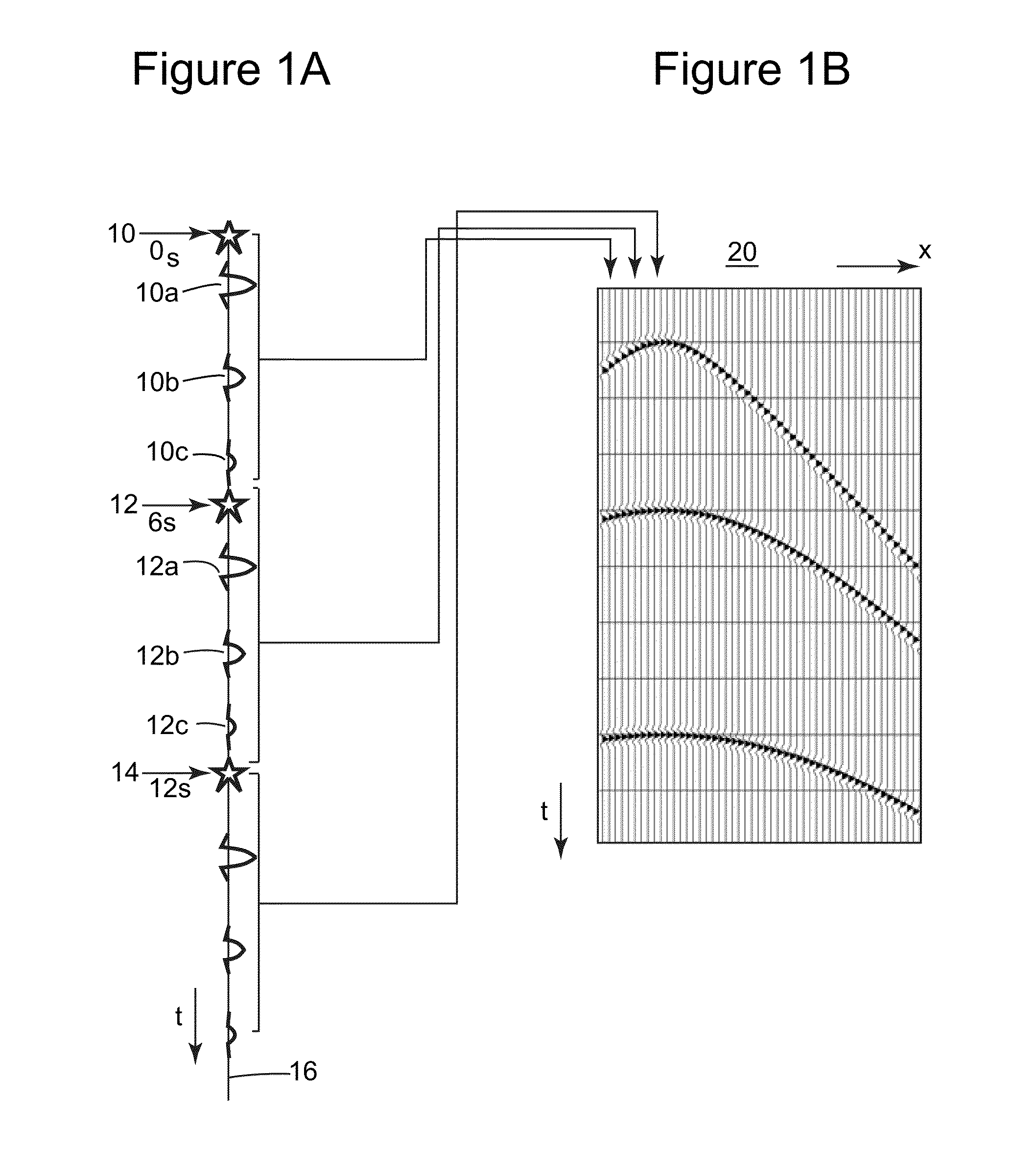 Device and method for de-blending simultaneous shot data