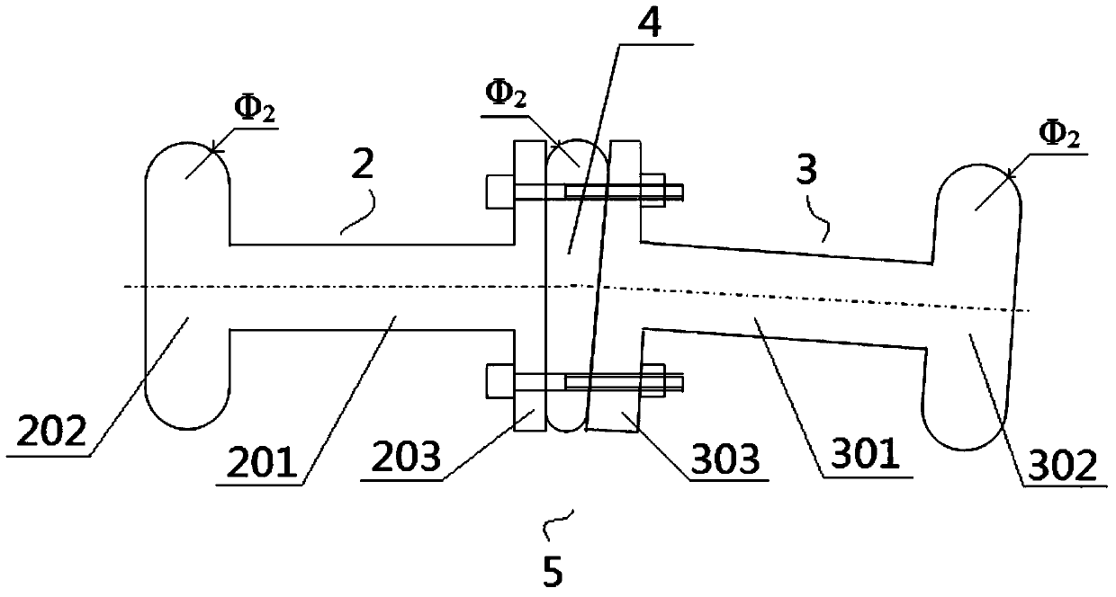 Heavy water reactor fuel element bending gauge calibration gauge and field calibration method