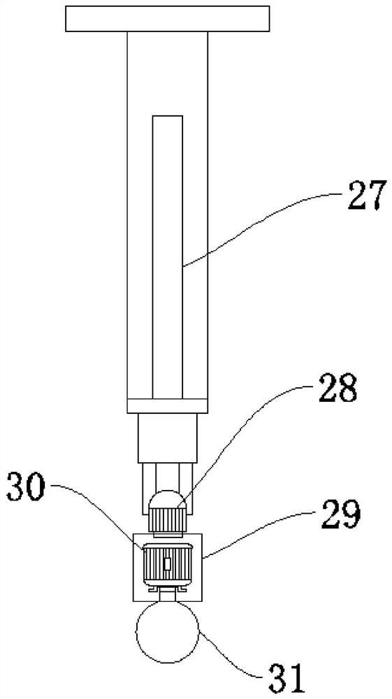 Package printing packaging box conveying device