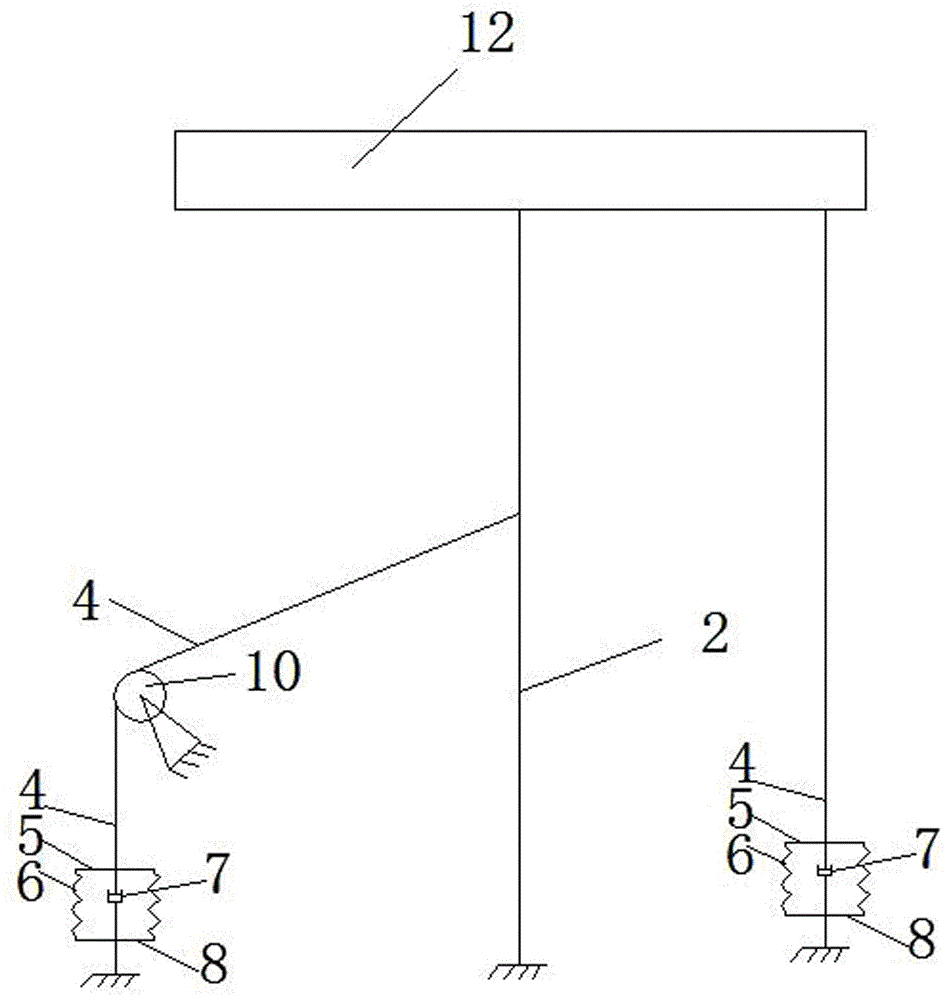 Sag damping cable