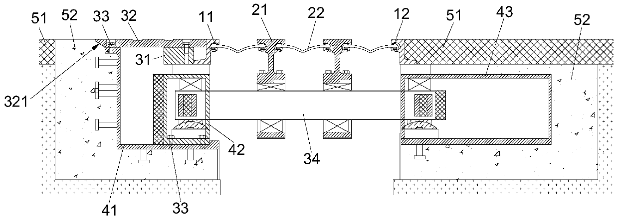 Bridge expansion device