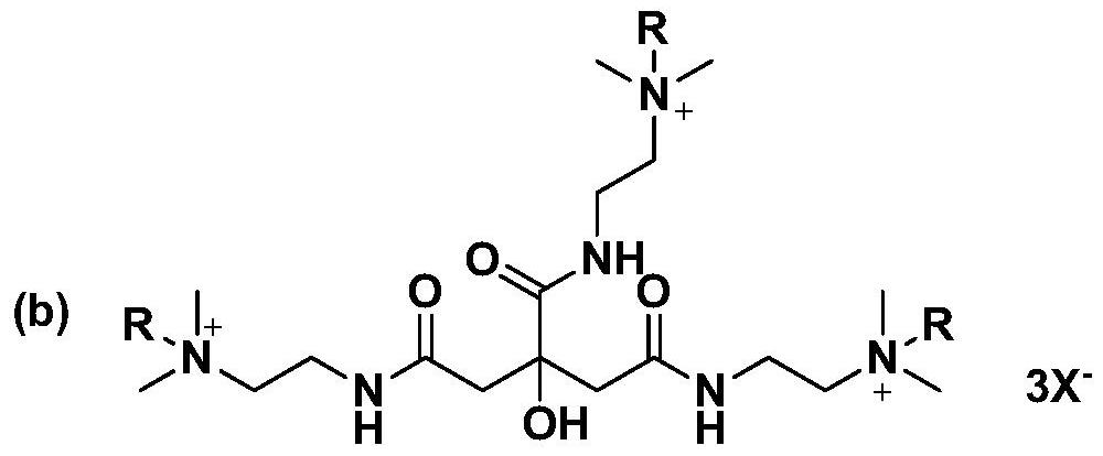 A kind of oligomeric cationic quaternary ammonium salt surfactant synergistic oil displacement agent